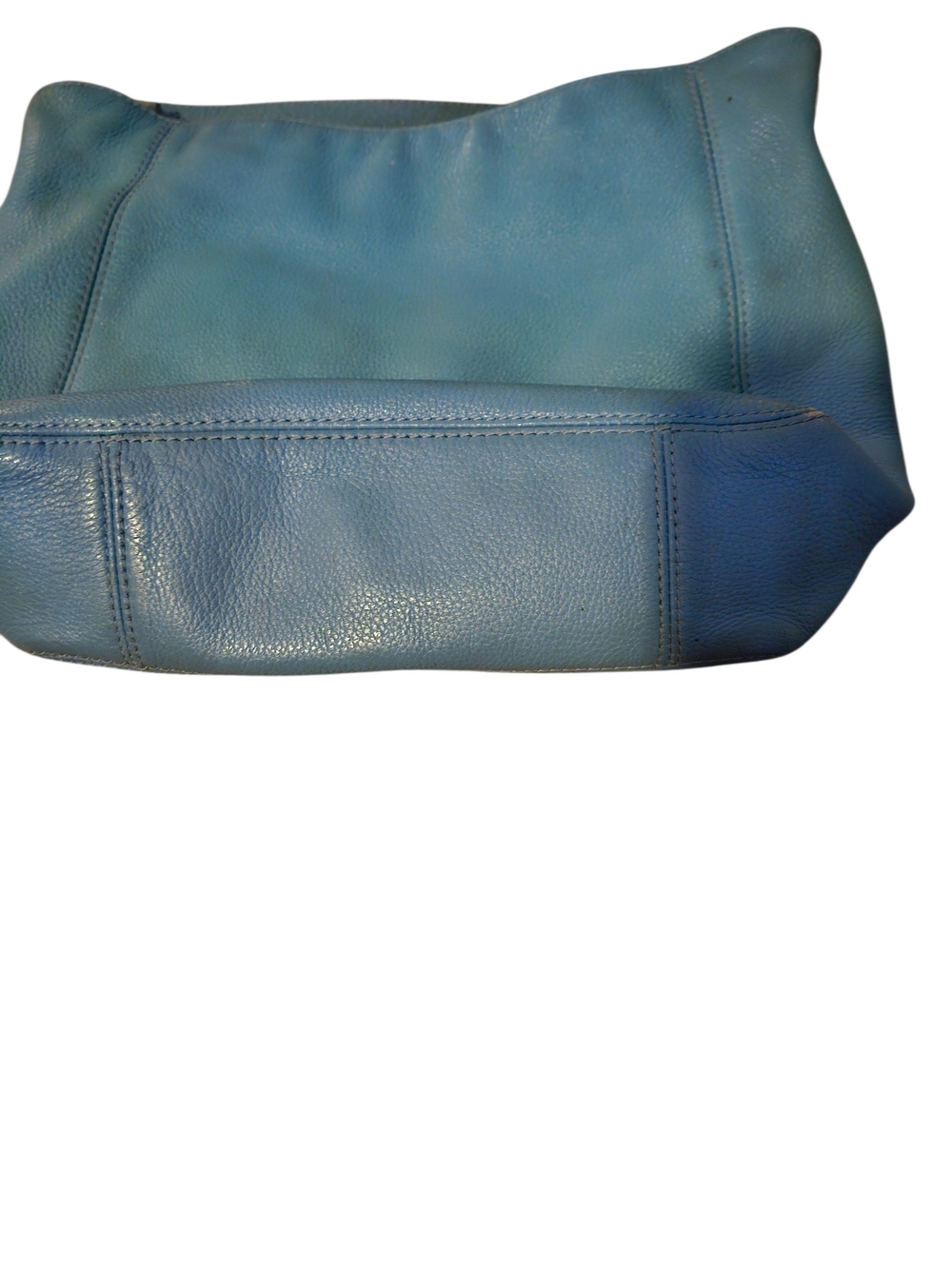 Michael Kors Fulton MD Slouchy Shoulder Sky Blue Handbag - Picture 4 of 7